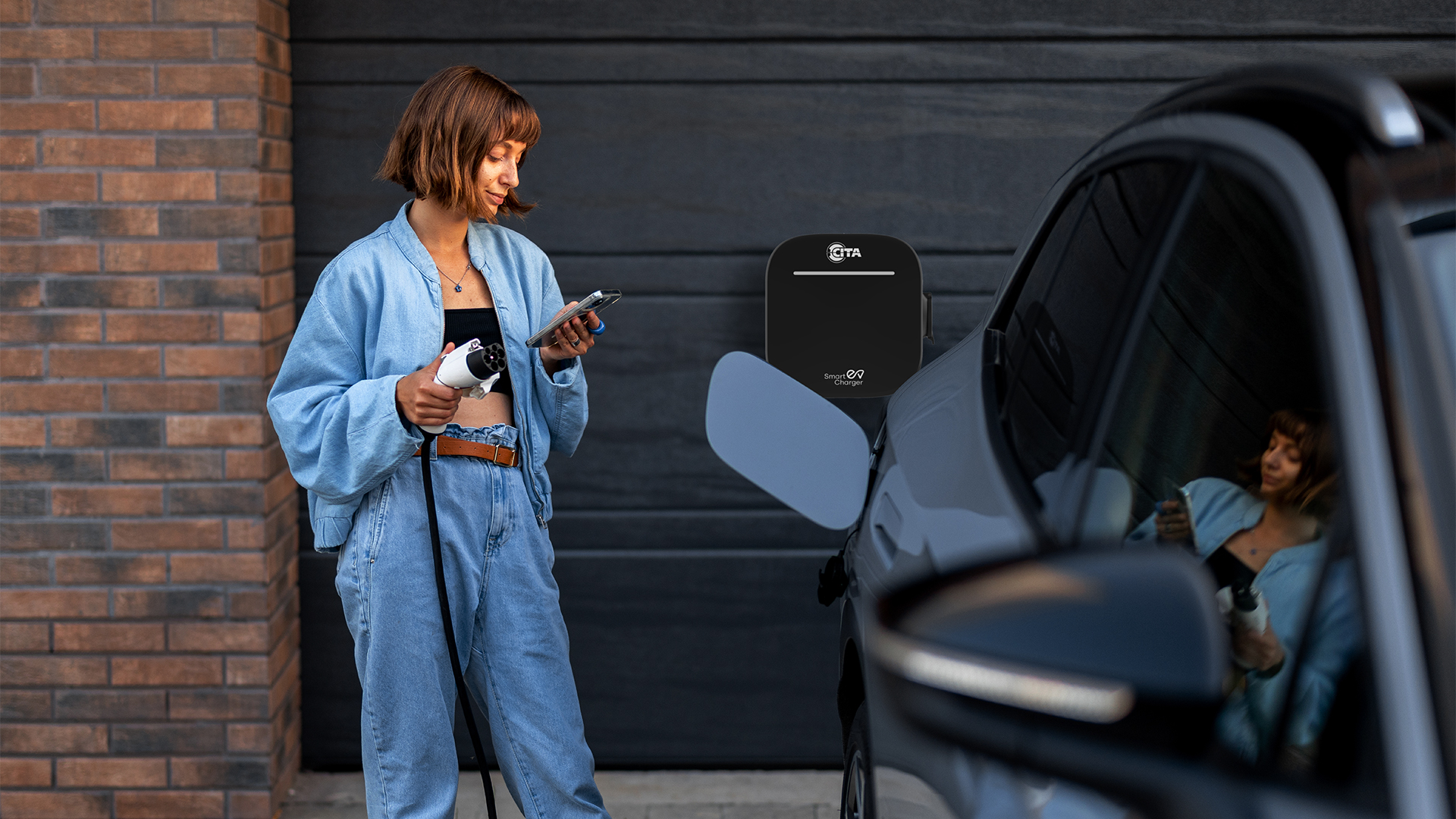 Professional EV Charger Installer in Dubai working on electric panel integration for a home EV setup